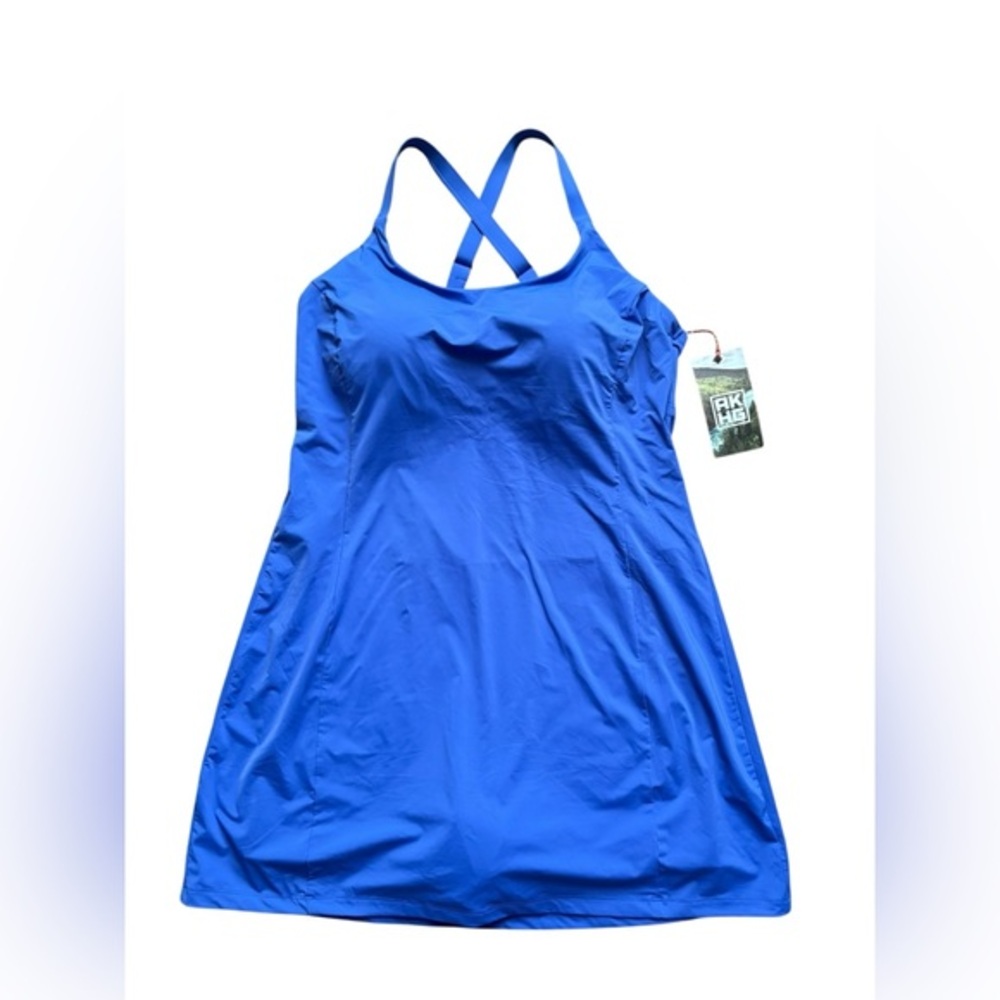 NWT DULUTH TRADING CO. AKHG LOST LAKE SWIM DRESS - WOMENS SIZE 16.